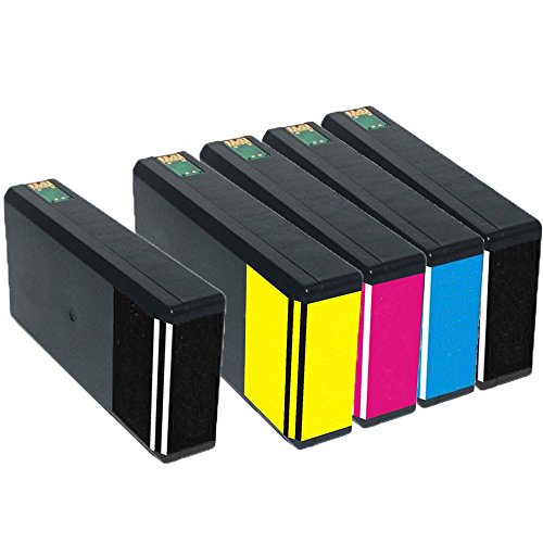 Inktoneram Remanufactured Ink Cartridges Replacement for 676XL (2x Black, Cyan, Magenta, Yellow, 5-Pack)