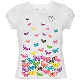 The Childrens Place Big-Girls Printed Rhinestone Tee