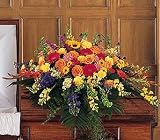 Teleflora's Celebration of Life Casket Spray