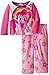 AME Sleepwear Girl's 2-6X My Little Rainbow Pony Cozy Fleece Pajama Set