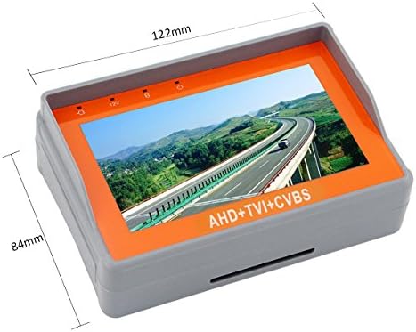 HDHawk 4.3" Wrist TFT LCD HD Security CCTV Camera Monitor Tester With 12V Power Output , Analog CVBS Camera Test , Analog Video Test, Cable Test,Emergency LED lighting,Power Supply(CVBS+AHD+TVi)