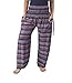 Lannaclothesdesign Women's Smocked Paisley Muang Style Handmade Yoga Harem Pants
