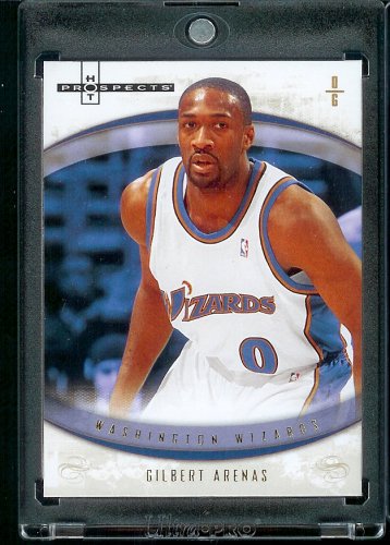 2007-08 Fleer Hot Prospects # 3 Gilbert Arenas Washington Wizards Basketball Card