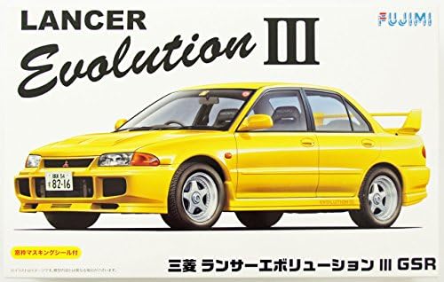 Model car BKK Fujimi ID-34 Mitsubishi Lancer Evolution III GSR 1/24 scale model car kits