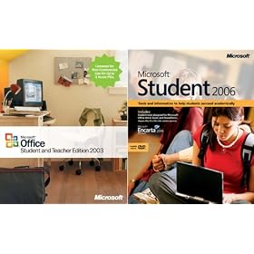 Office Student & Teacher 2003 & Student 2006 Bundle