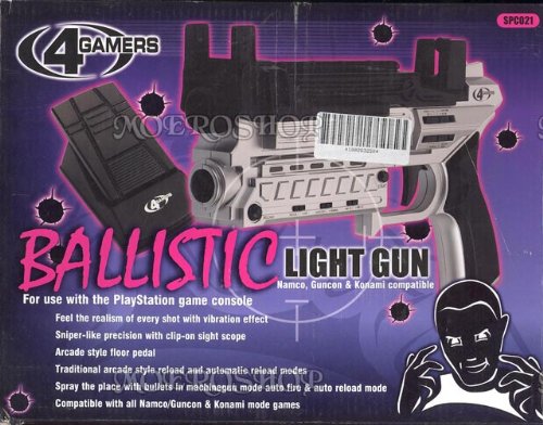 Childrens Toyshop  Video Games : Ballistic Light Gun - Playstation & Playstation 2 Compatible - PAL