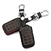 JessicaAlba®Leather key fob holder case chain cover For Honda ACCORD CIVIC CROSSTOUR CR-V CR-Z FIT INSIGHT ODYSSEY PILOT RIDGELINE CITY VTi Deluxe VTi Luxury VTi-S