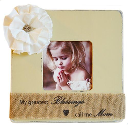 Mother Picture Frame "My greatest Blessings call me Mom" - Choose Size, Color & Embellishment