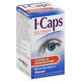 I Caps, Eye Vitamin & Mineral Supplement, Lutein & Zeaxanthin, Coated Tablets 60 tablets