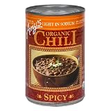 Amy's Light in Sodium Organic Spicy Chili, 14.7-Ounce Cans (Pack of 12)