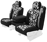 IMAGE OF Coverking Custom-Fit Front Bucket Seat Cover - Neoprene, Hawaiian Black