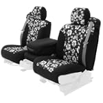 Coverking Custom-Fit Front Bucket Seat Cover - Neoprene, Hawaiian Black