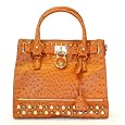 Designer Inspired Ostrich Finish Freya Tote - Colors Available