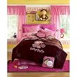 BOBBY JACK 4PC TWIN BEDDING SET, Comforter, 3pc Sheet Set, NEW Girl