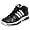 Black/Running White/Metallic Silver