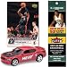Upper Deck Miami Heat Upper Deck NBA 2007-08 Dodge Charger with Dwyane Wade Trading Card and 2007-08 Fleer Fat Pack