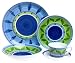 Caleca Bluemoon 5-Piece Dinnerware Place Setting, Service for 1
