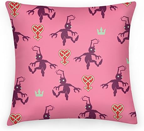 Nihila Heartless Pattern 18 x 18 Inch Decorative Throw Pillow