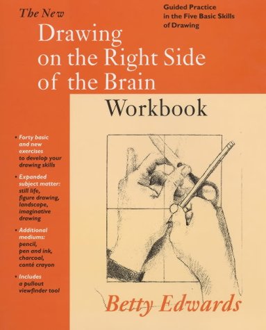 Childrens Toyshop  Books : New Drawing on the Right Side of the Brain Workbook: Guided Practice in the Five Basic Skills of Drawing