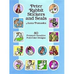 Peter Rabbit Stickers and Seals: 80 Pressure-Sensitive Full-Color Designs (Stickers)