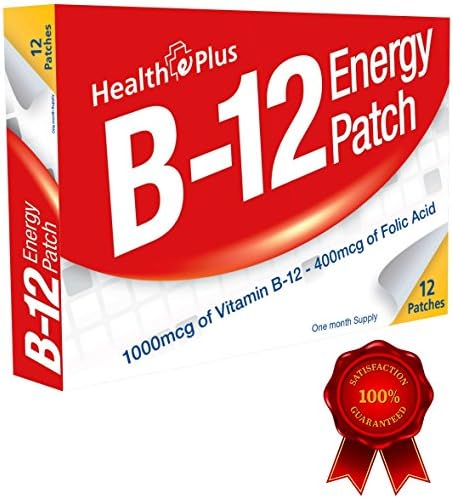 Vitamin B12 Patch Methylcobalamin 1000mcg, 2 packs 24 Patches