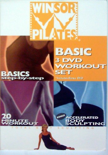 Winsor Pilates Basic 3 DVD workout Set
