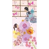Oopsy Daisy Japanese Garden Girls 10.5x21 Canvas Art Image Wrap
