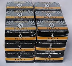 Penguin Caffeinated Peppermints Mints 36 tins x 1.75 ounces (6 sleeves x 6 tins per sleeve x 1.75 ounce per tin)