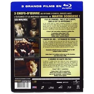 Martin Scorsese - Coffret - Les inflitrés + Aviator + Casino [Blu-ray]