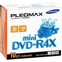 4x Write-Once Mini DVD-R