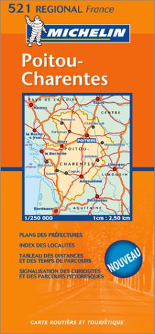 City Travel Guides Discounted  Livres : Carte routière : Poitou-Charentes
