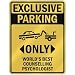 EXCLUSIVE PARKING 