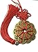 Uniquelover Chinese Antique Traditional Red Enless Knot Feng Shui Lucky Coins for Wealth and Good Fortune--3pcs