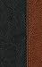 Compact Edition Bible NLT, Large Print, TuTone (LeatherLike, Black/Tan, Indexed, Red Letter)