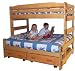 Bunk Bed Plan Stackable Twin over Full with Two Large Storage Drawers