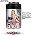 Independent Woman Pin Up Girl - Decal Style Skin Wrap fits Yeti Rambler Colster and RTIC Can (Cooler NOT Included)