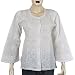Top Women's Clothing Kurti Clothes in India Chikan Embroidery Size S (ctop490)