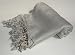 Pashmina Scarf Shawl Wrap Throw Silver