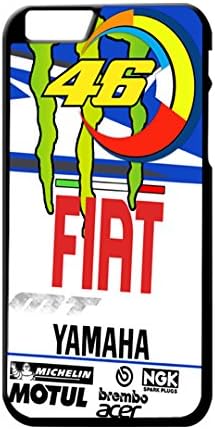 Iphone Case Custom Valentino Rossi Racing VR46 Hard Case (Case for iPhone 6 Plus)