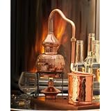Al-Ambik� E-1237 - Destillieranlage "Alembik" 0,5 Liter mit Spiritusbrenner. Volle Funktion! Schnapsbrennen als neues Hobby: mit dieser Destille v�llig legal Whisky, Brandy und Obstschnaps selbermachen. Schnapsbrennerei f�r Zuhause - das ideale Weihnachtsgeschenkvon "CopperGarden�"