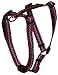 Hamilton COLOR WEAVE 1" Adjustable Nylon Dog Harness, Black Weave, Large (18"-26" chest)
