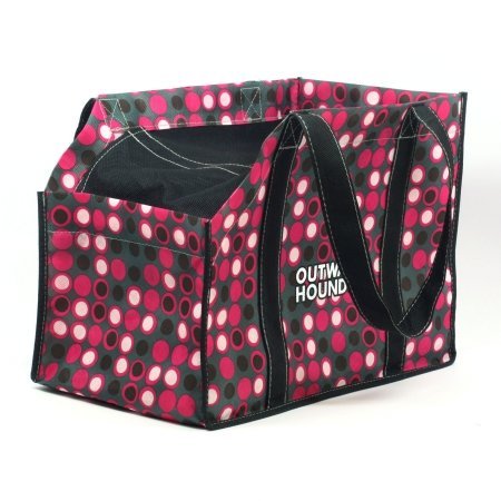 Kyjen Outward Hound Eco Lightweight Carrier, Spotty Dot, 8.25 x 10.25 x 14.75-Inches