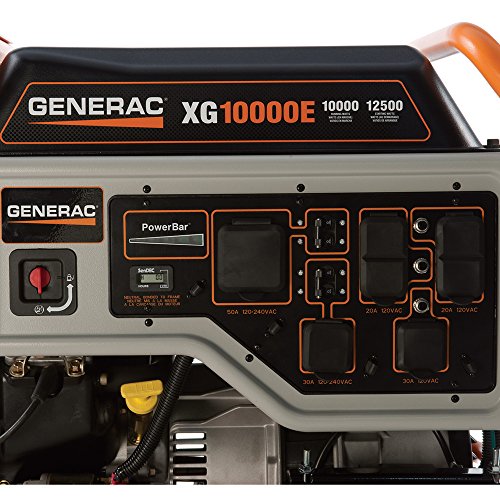 Generac 5747, 8000 Running Watts/10000 Starting Watts, Gas Powered
