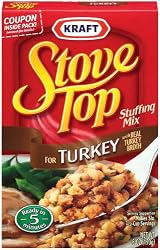 Stove Top Stuffing Mix, Turkey, 6-Ounce Boxes (Pack of 12)