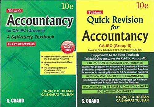 Tulsian's Accountancy for CA-IPC ( Group -II) and Quick Revision for Accountancy for CA-IPC (Group-II) by Tulsian P.C