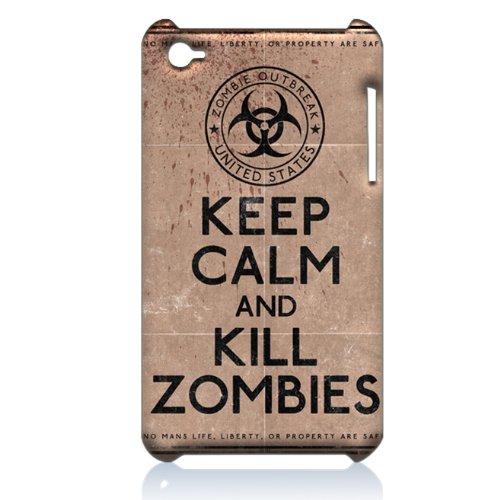 Keep Calm and Kill Zombies Special Edition (Zombies) Hard Case Cover Skin for Ipod Touch 4 Generation