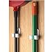 1 X New Broom Clips Mop Hanging Wall Hook Handle Organizer White Kitchen Home 2 Set