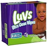 LUVS WIPES NATURAL MEGA REFILL