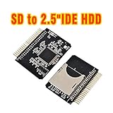 Apollo23 Secure Digital 44 Pin 2.5" Male IDE to SD Card Adapter Amiga 600 1200