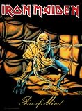 Iron Maiden - Piece of Mind, Iron Maiden Fabric Poster, 30x40